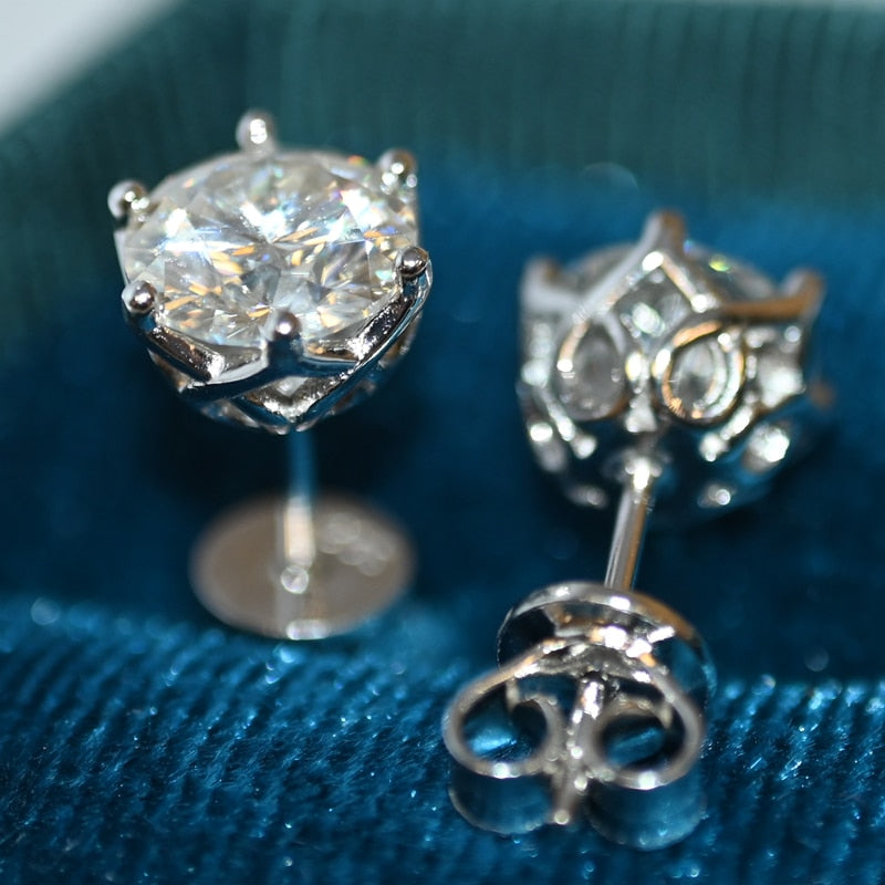 Moissanite Stud Earrings