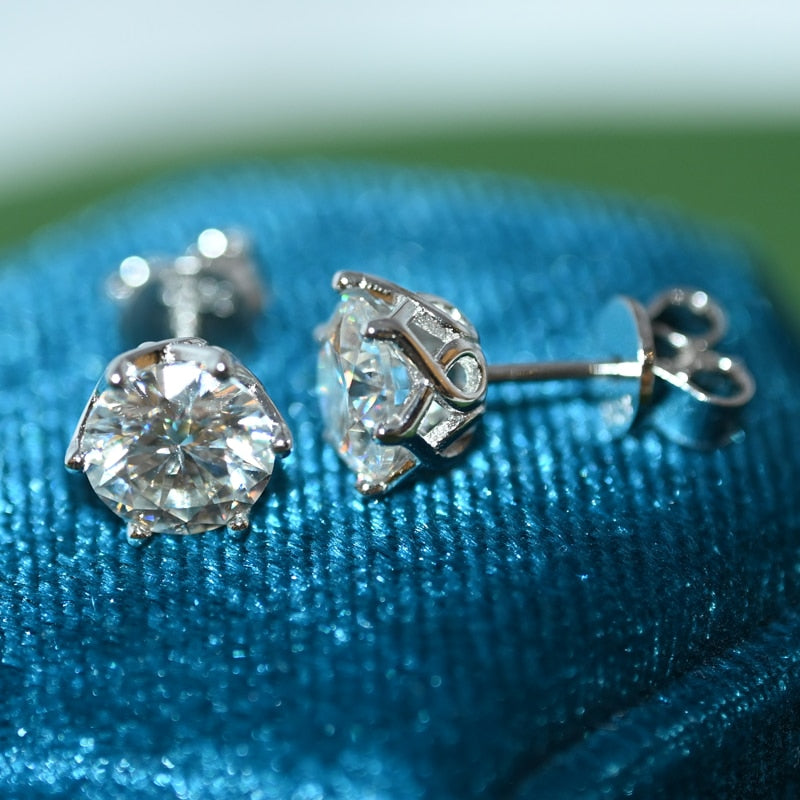 Moissanite Stud Earrings