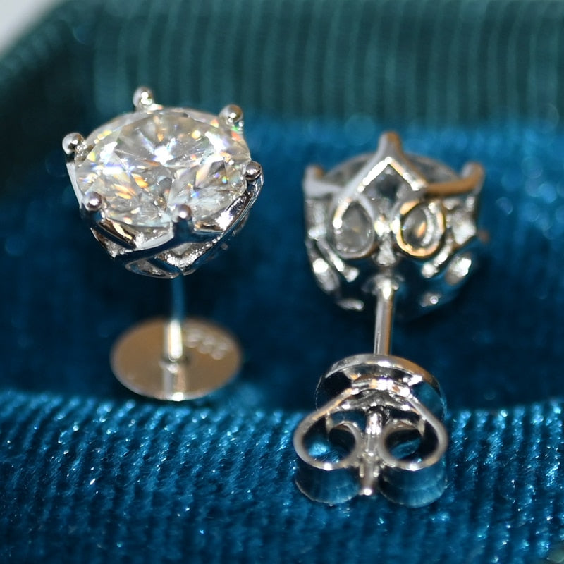 Moissanite Stud Earrings