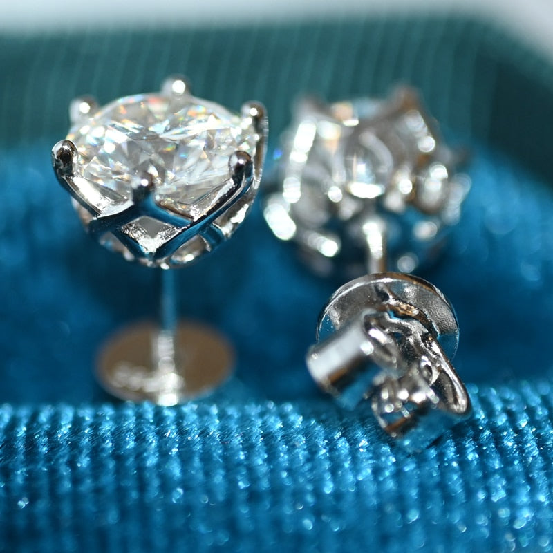 Moissanite Stud Earrings