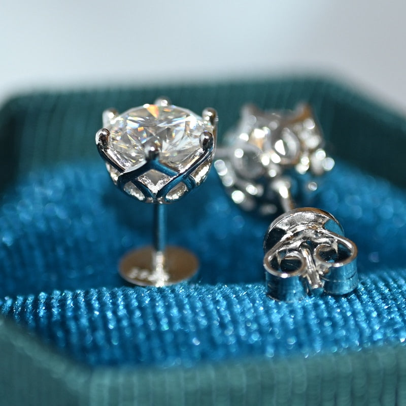 Moissanite Stud Earrings