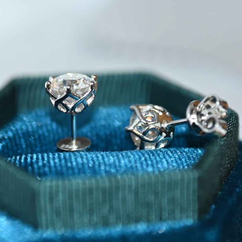 Moissanite Stud Earrings